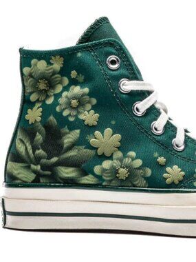 Converse Chuck 70 High Top Desert Floral Midnight Clover Sneakers Size 8
